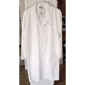DR Uniforms Unisex Lab Coat XS Sanforized to Prevent Shrinking White Healthcare